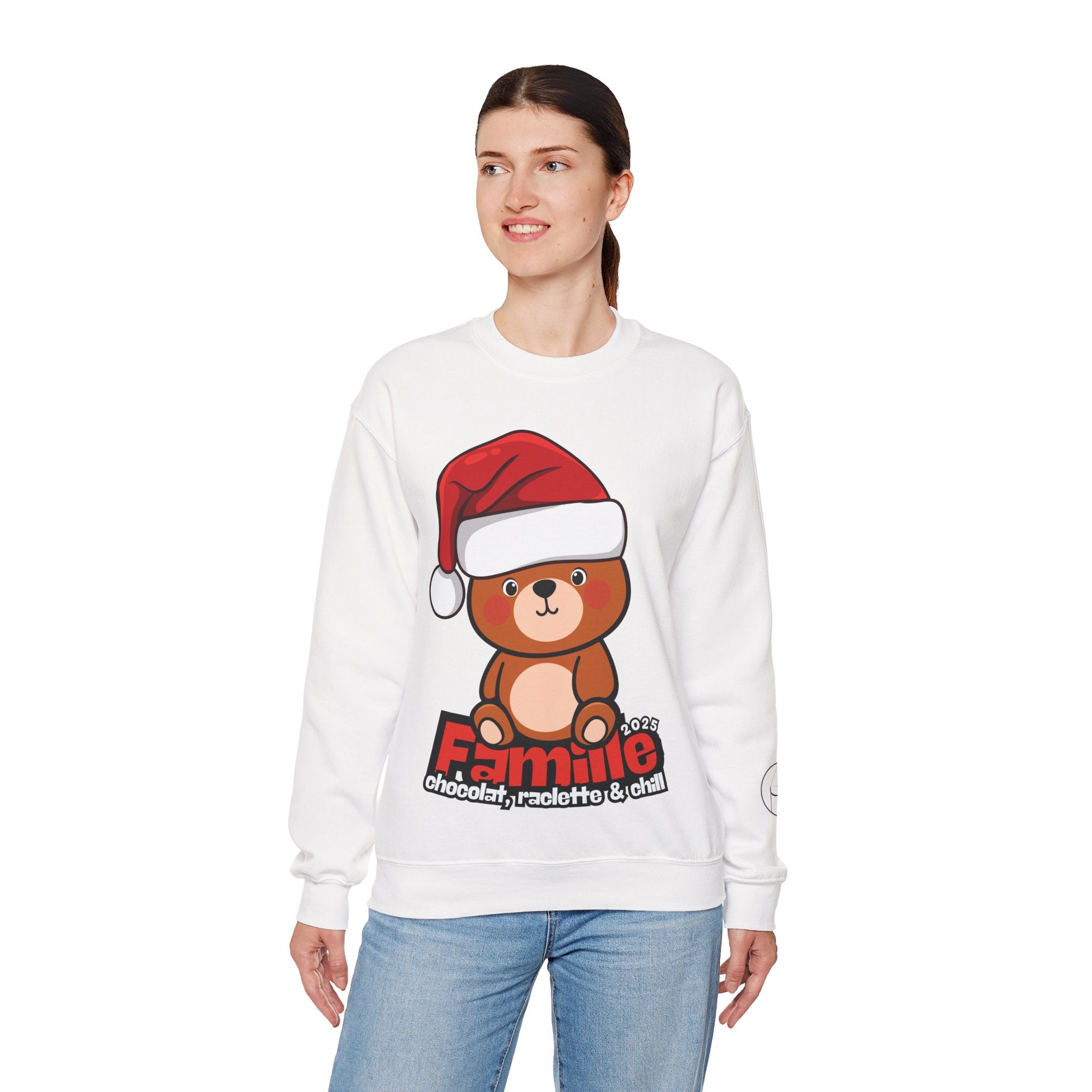 Pull Ours - Famille, chocolat, raclette & chill