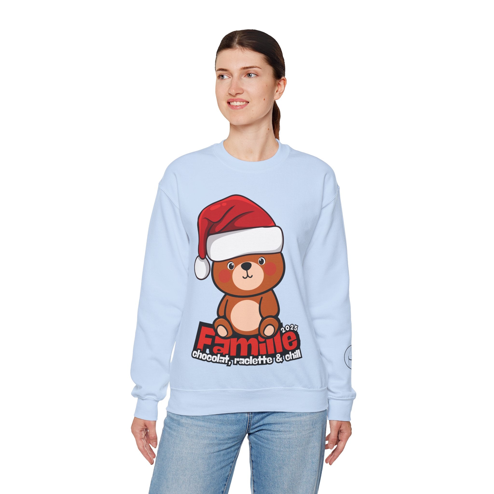 Pull Ours - Famille, chocolat, raclette & chill