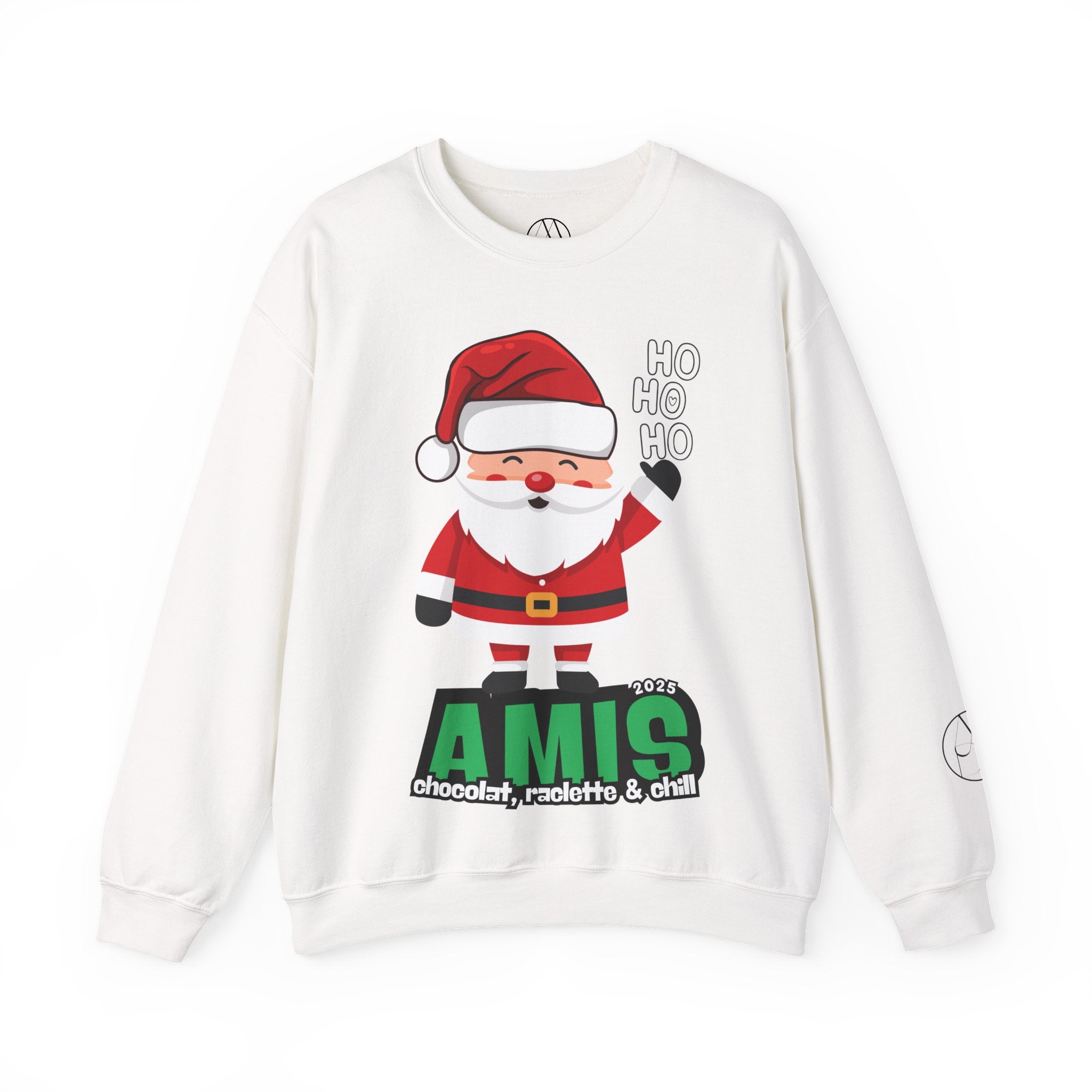 Pull Père Noël - Amis, chocolat, raclette & food