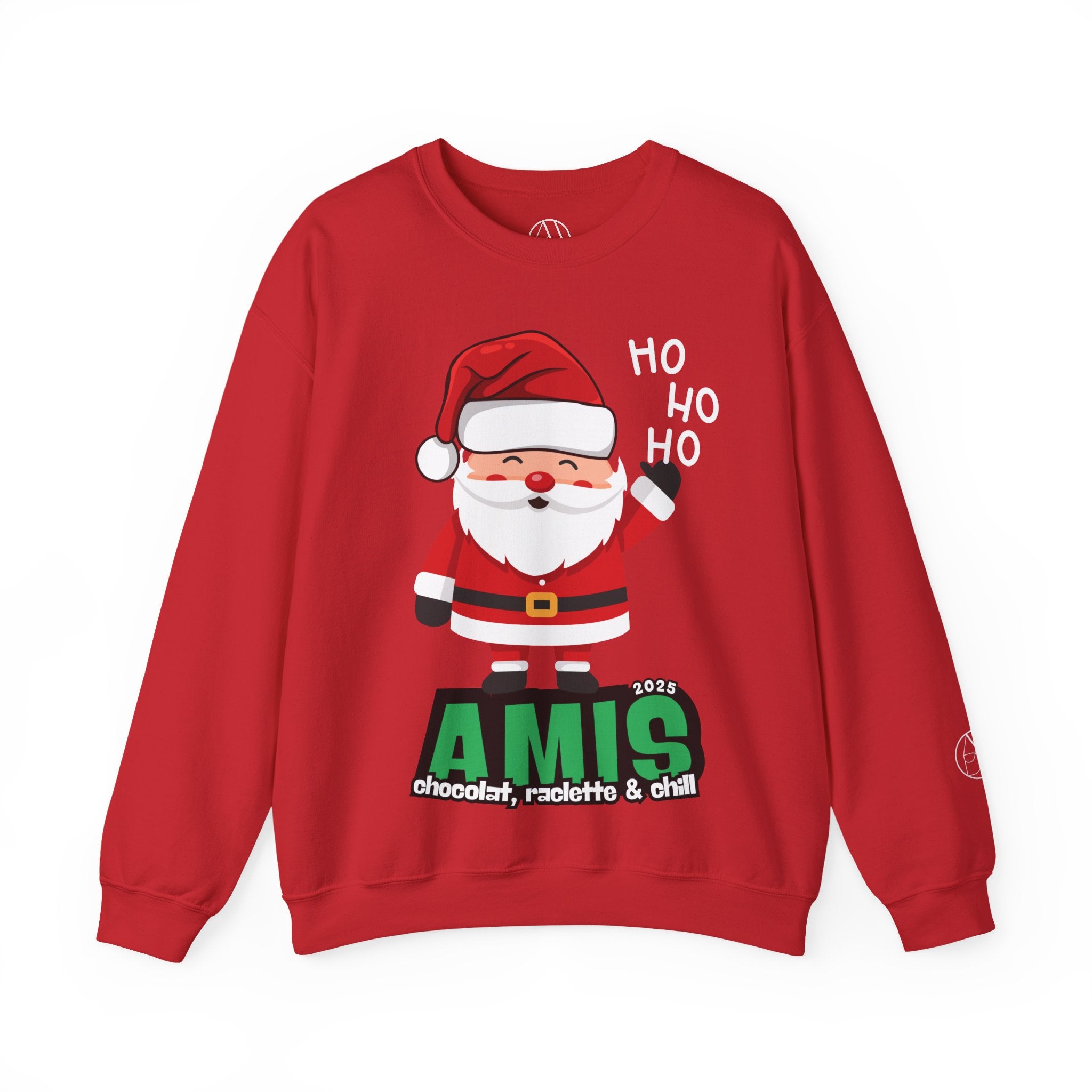 Pull Père Noël - Amis, chocolat, raclette & food