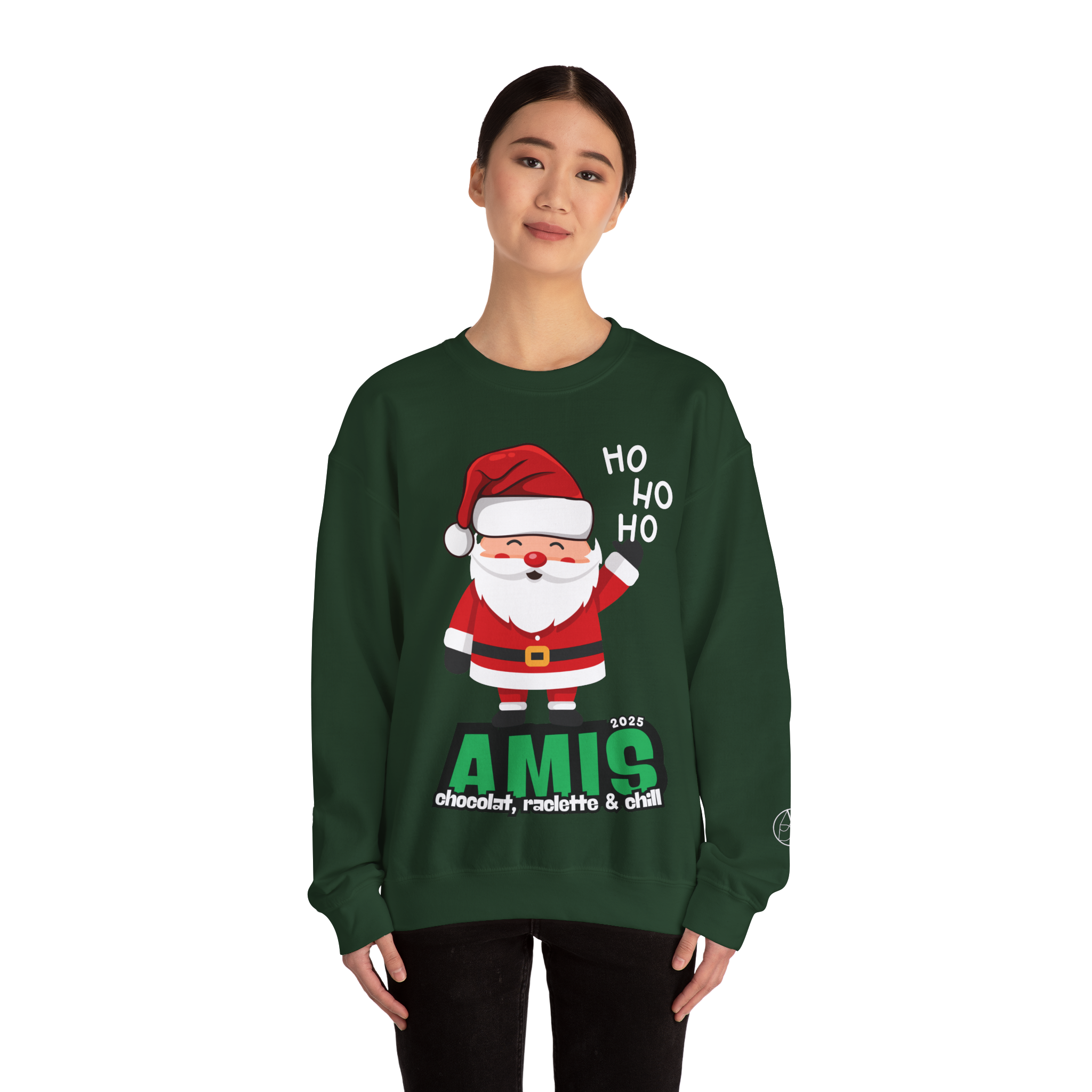 Pull Père Noël - Amis, chocolat, raclette & food